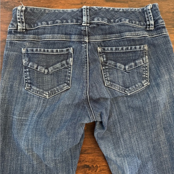 CAbi Dark Blue Denim Jeans with Gold Accents size 4 - Picture 5 of 8